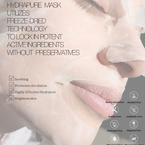 🆕 LORDE + BELLE HYDRAPURE MASK 8 COUNT - Picture 4 of 8